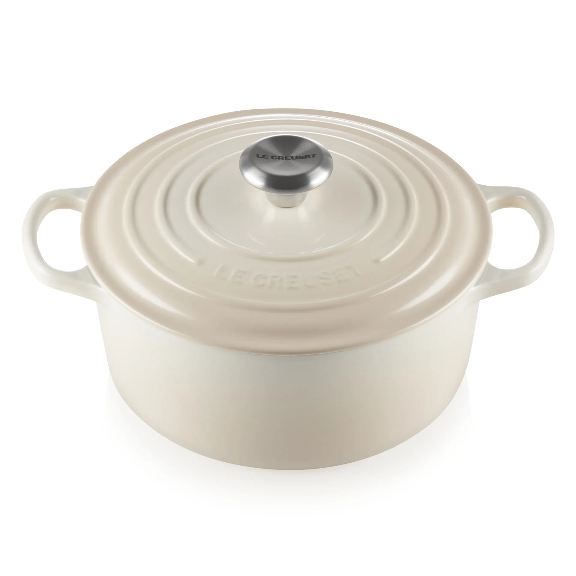 Le Creuset okrągły garnek 5,3 l, Meringue Le Creuset