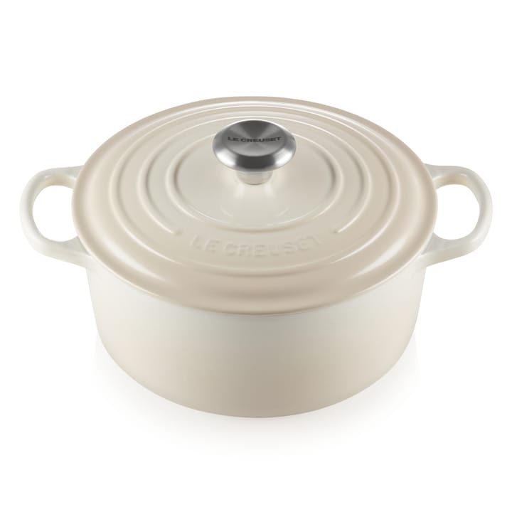 Le Creuset okrągły garnek 5,3 l - Meringue - Le Creuset