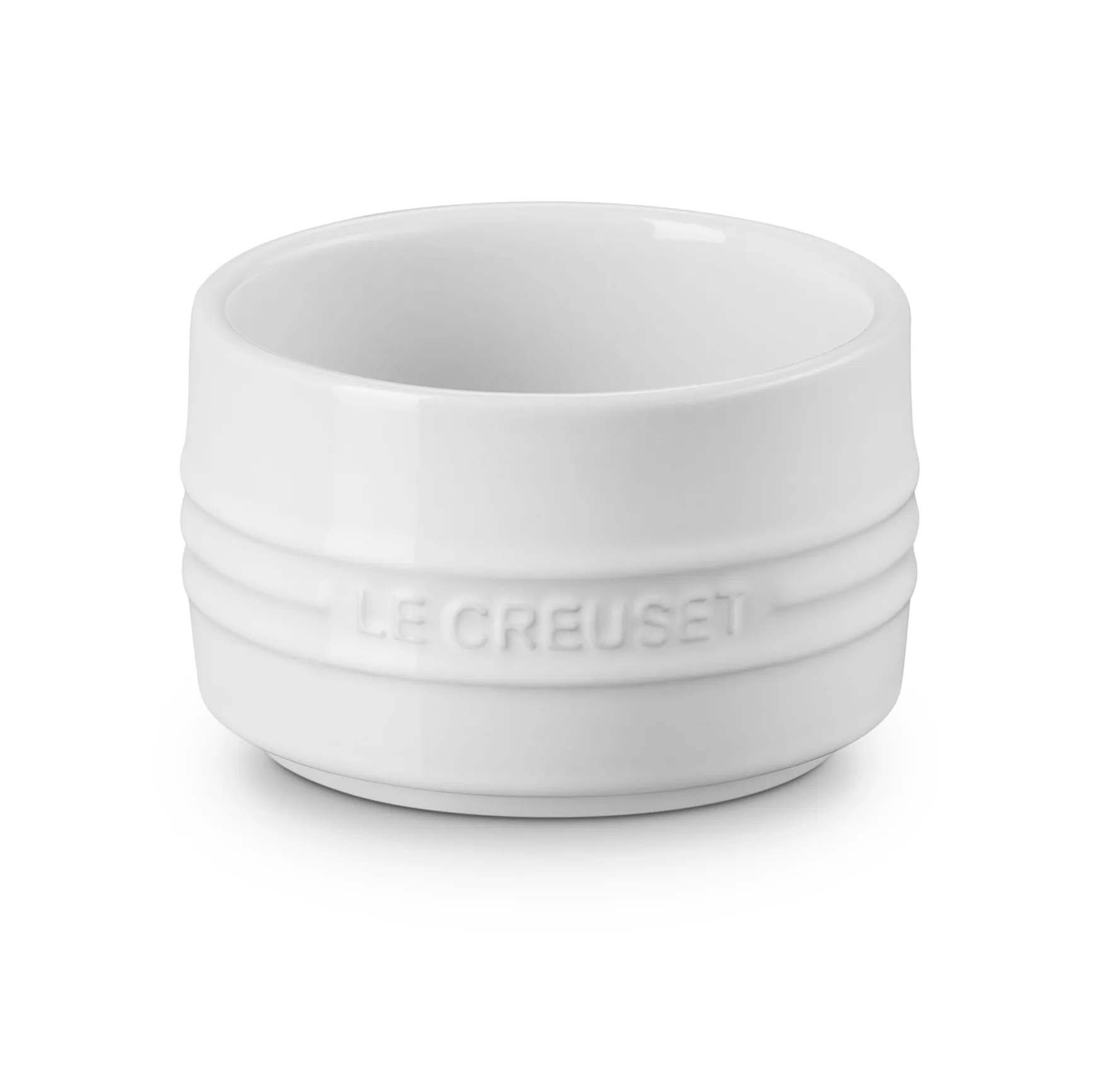 Le Creuset ramekin możliwość sztaplowania, White Le Creuset