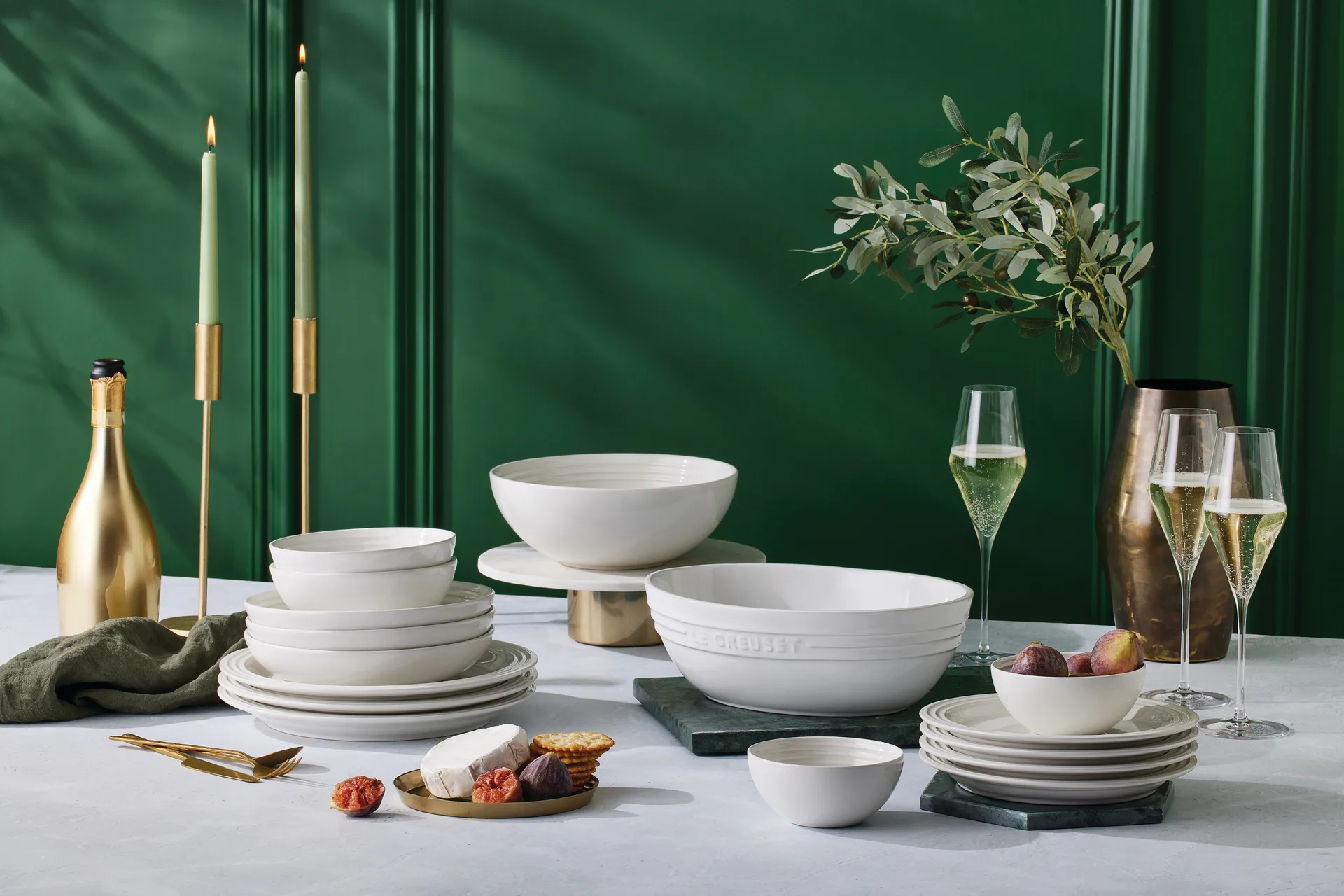 Le Creuset Signature miska do serwowania 2,2 l, White Le Creuset