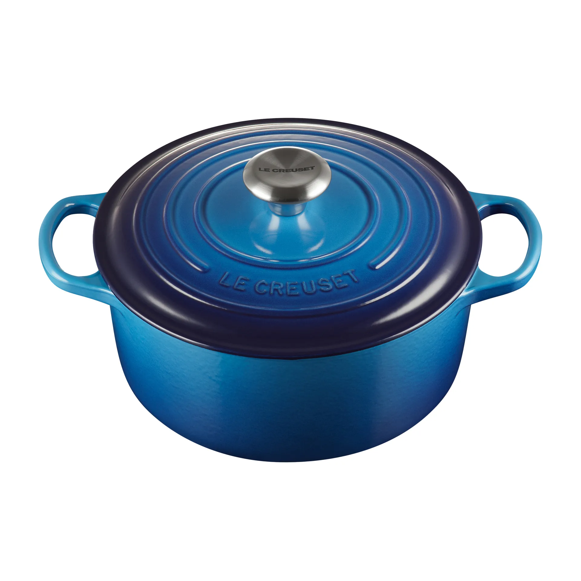 Le Creuset Signature okrągły garnek 4,2 l, Azure blue Le Creuset