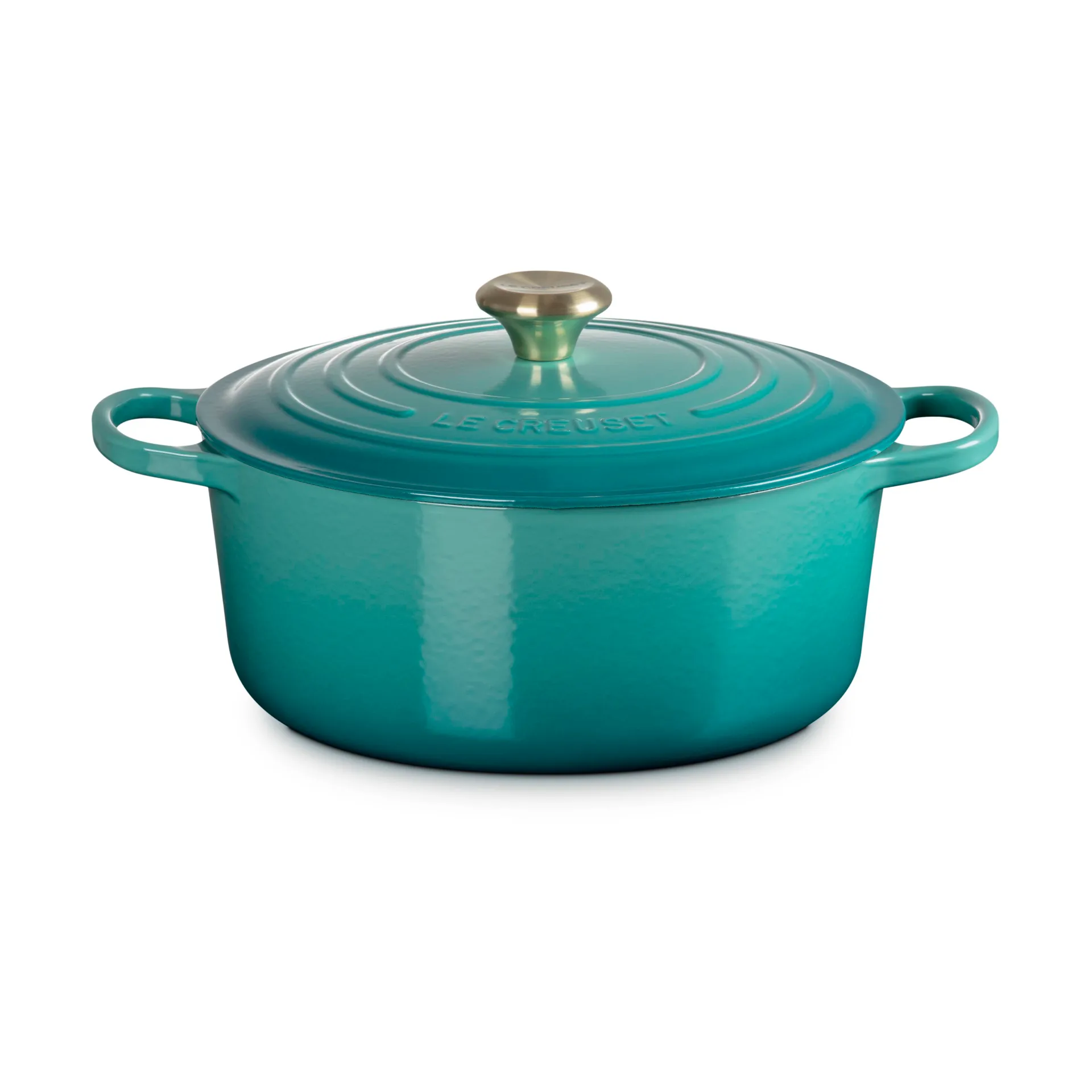 Le Creuset Signature okrągły garnek 4,2 l, Bleu Riviera Le Creuset