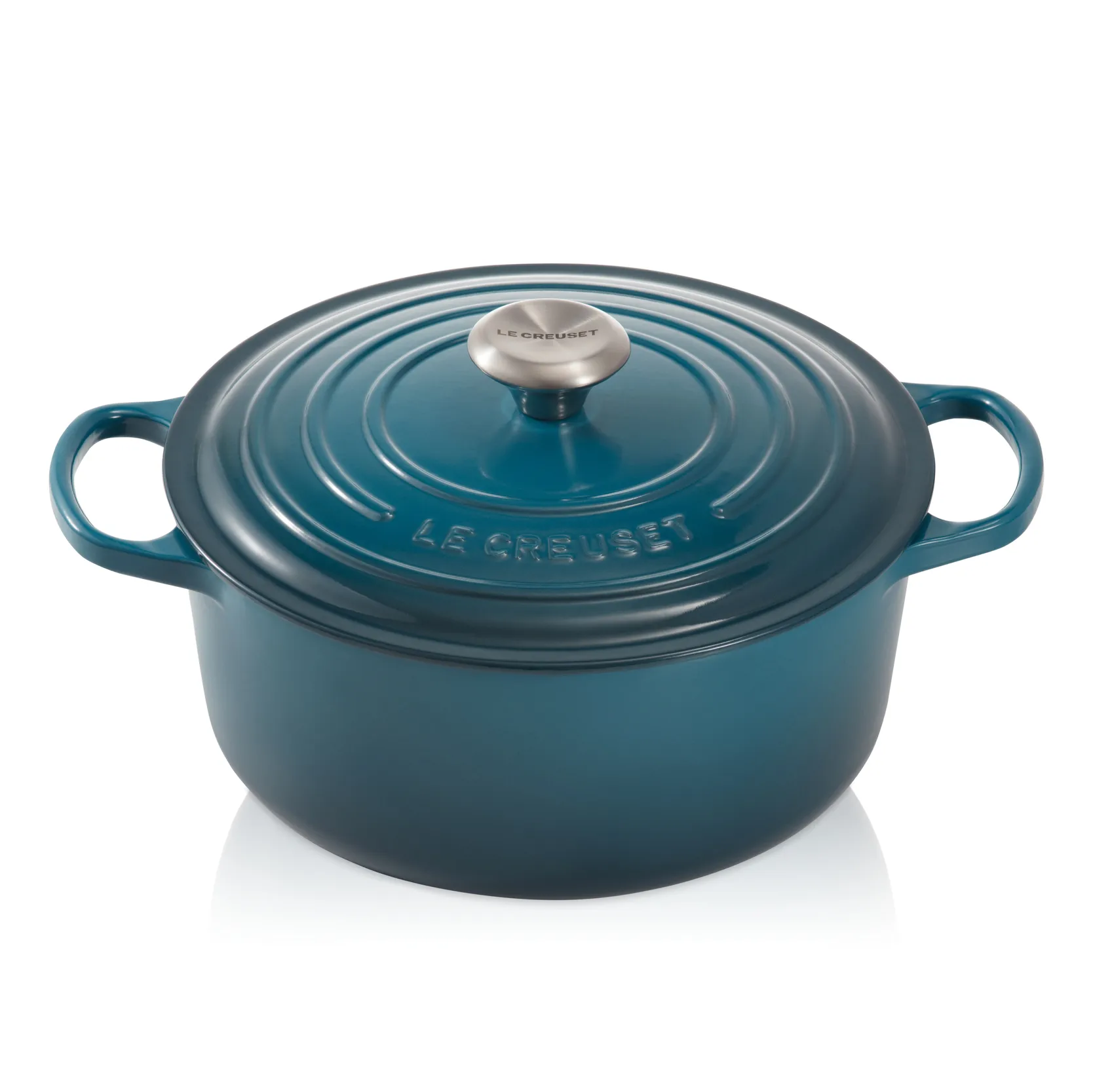 Le Creuset Signature okrągły garnek 4,2 l, Deep Teal Le Creuset