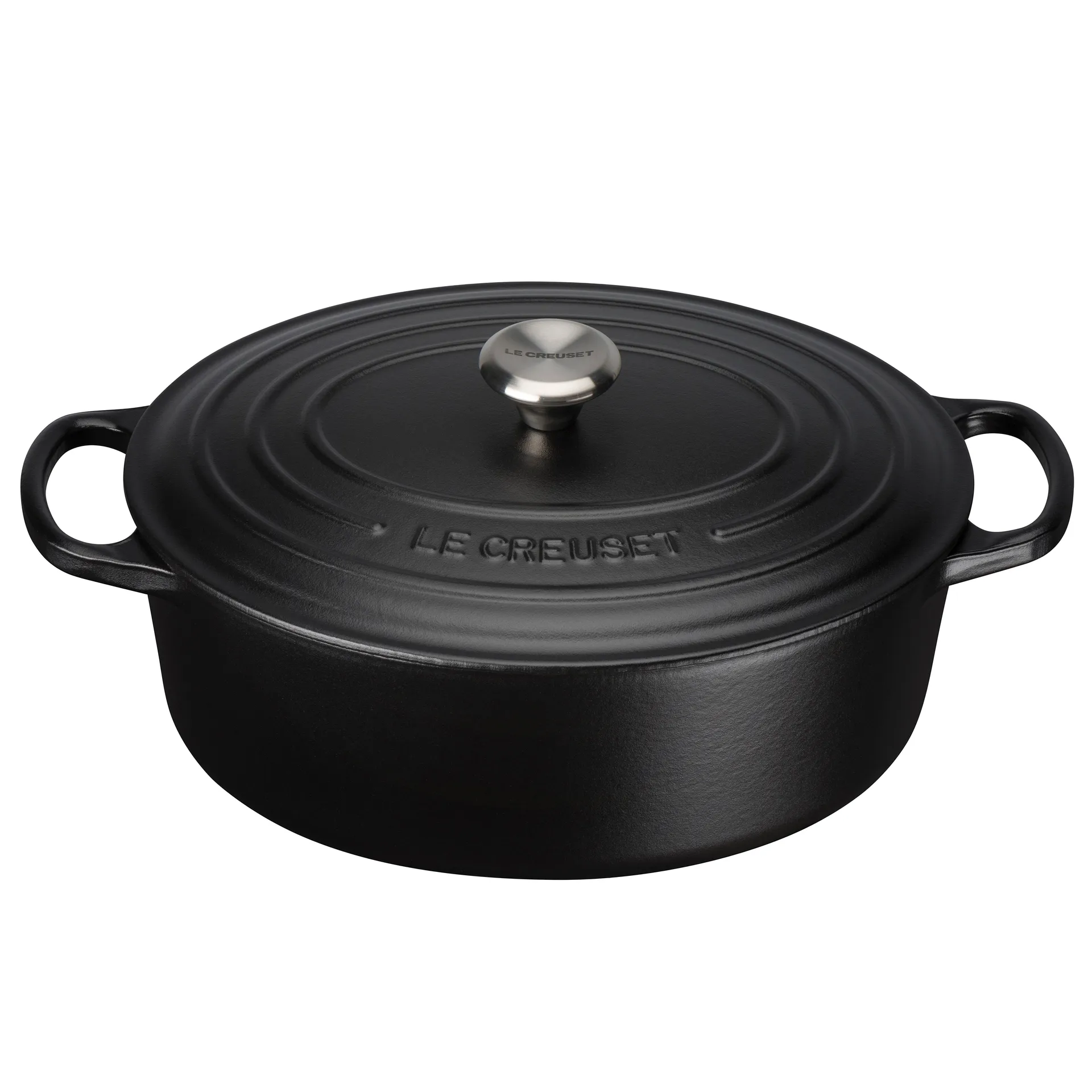 Le Creuset Signature owalny garnek 4,1 l, Matte Black Le Creuset
