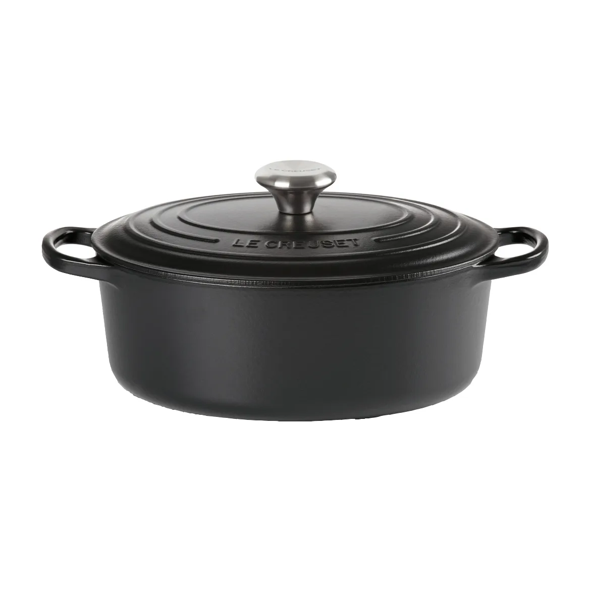 Le Creuset Signature owalny garnek 6,3 l, Matte black Le Creuset