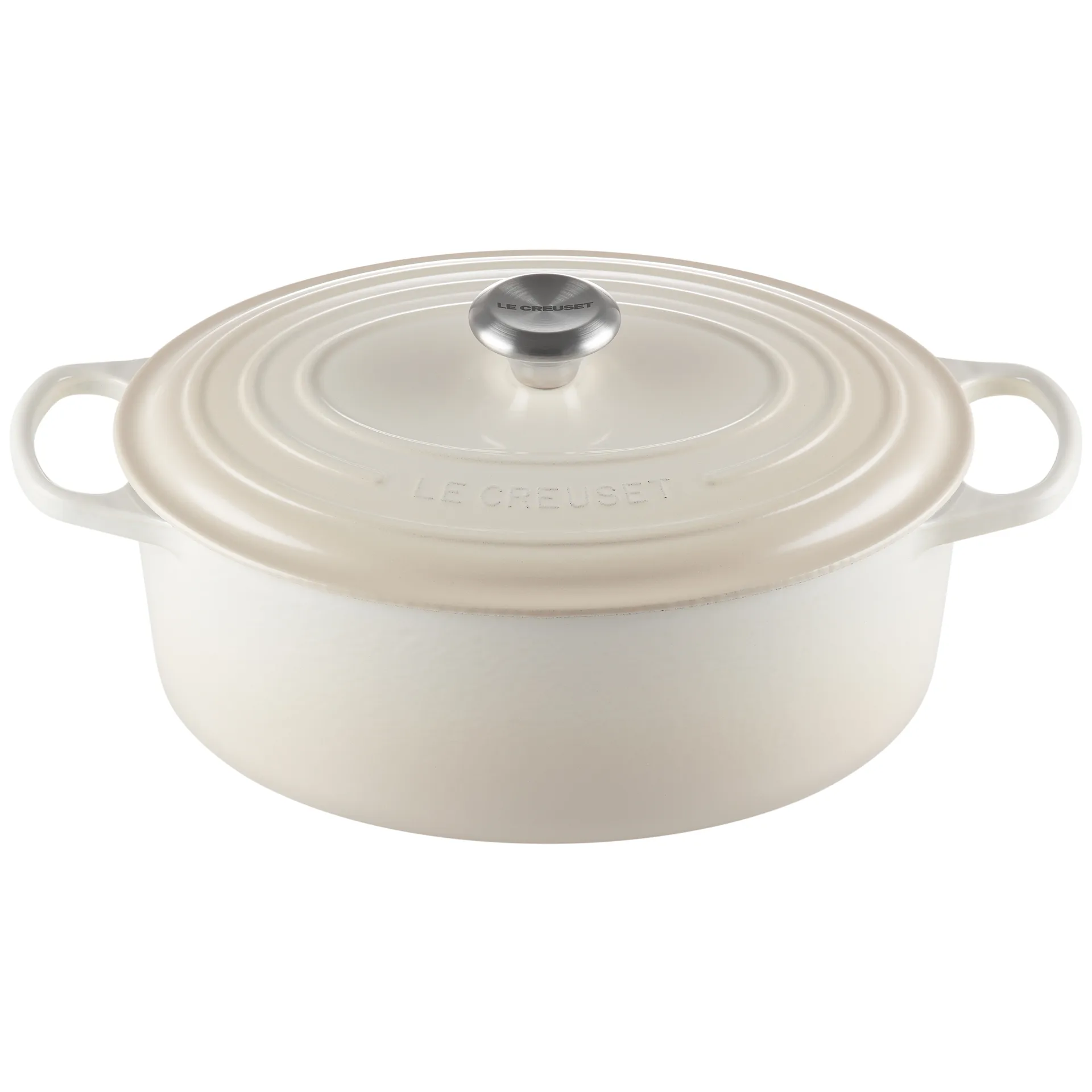 Le Creuset Signature owalny garnek 6,3 l, Meringue Le Creuset