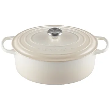 Le Creuset Signature owalny garnek 6,3 l - Meringue - Le Creuset