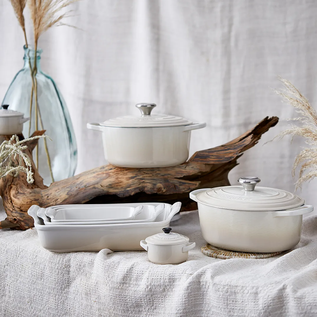 Le Creuset Signature owalny garnek 6,3 l, Meringue Le Creuset