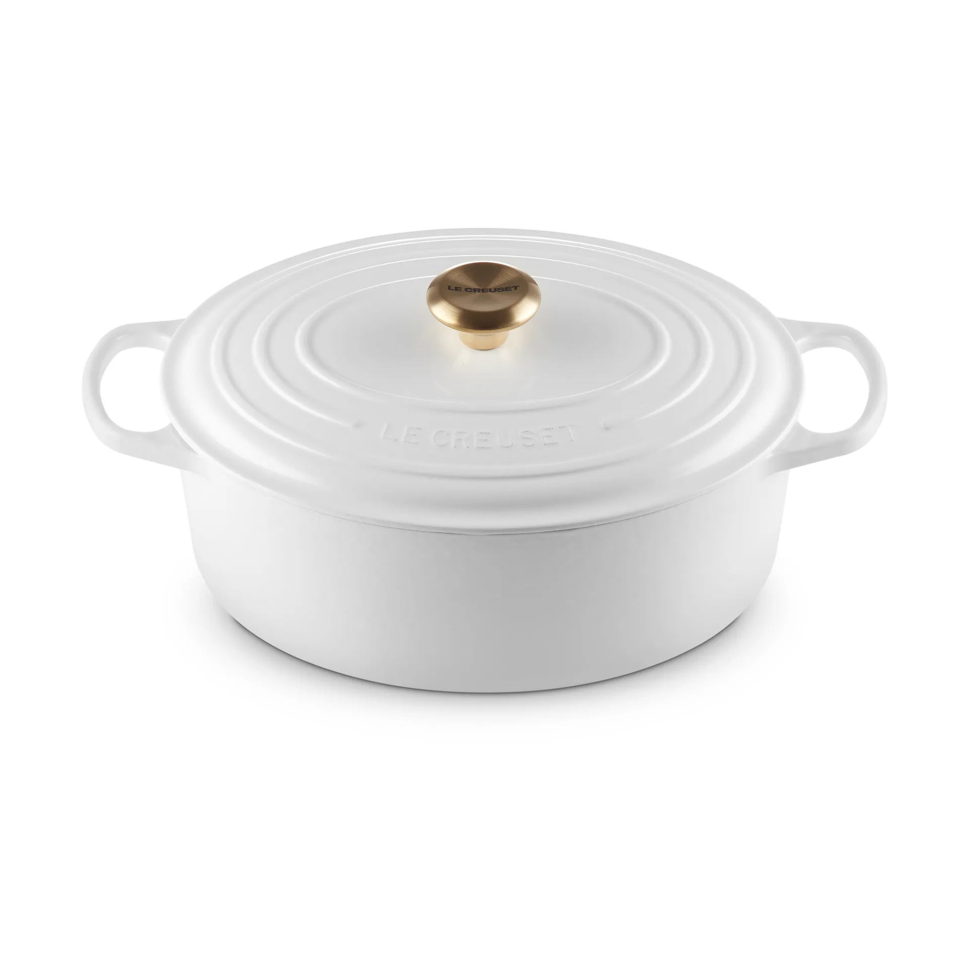 Le Creuset Signature owalny garnek 6,3 l, White Le Creuset