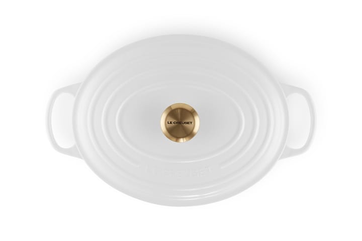 Le Creuset Signature owalny garnek 6,3 l, White Le Creuset