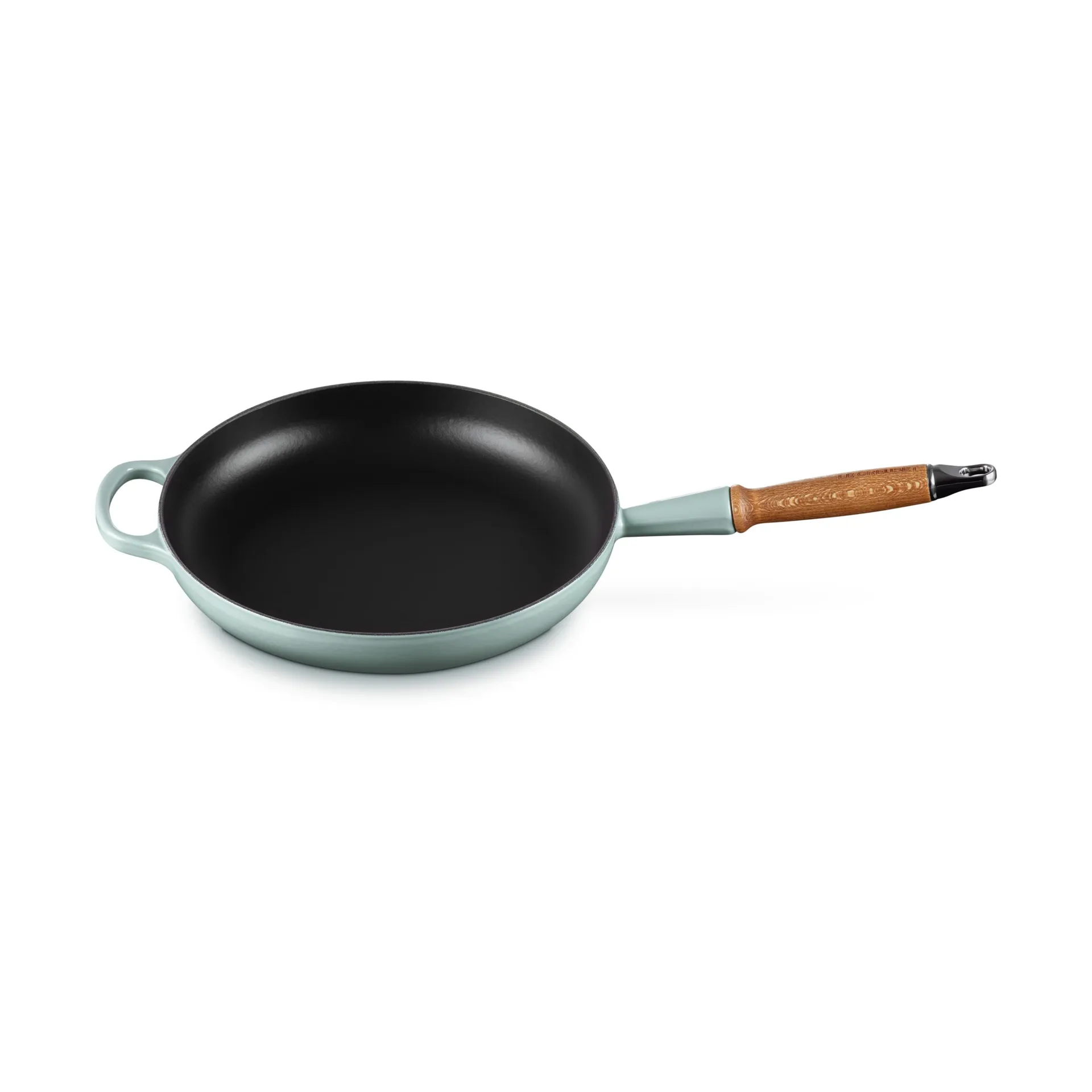 Le Creuset Signature patelnia do smażenia z drewnianym uchwytem 28 cm, Sea Salt Le Creuset