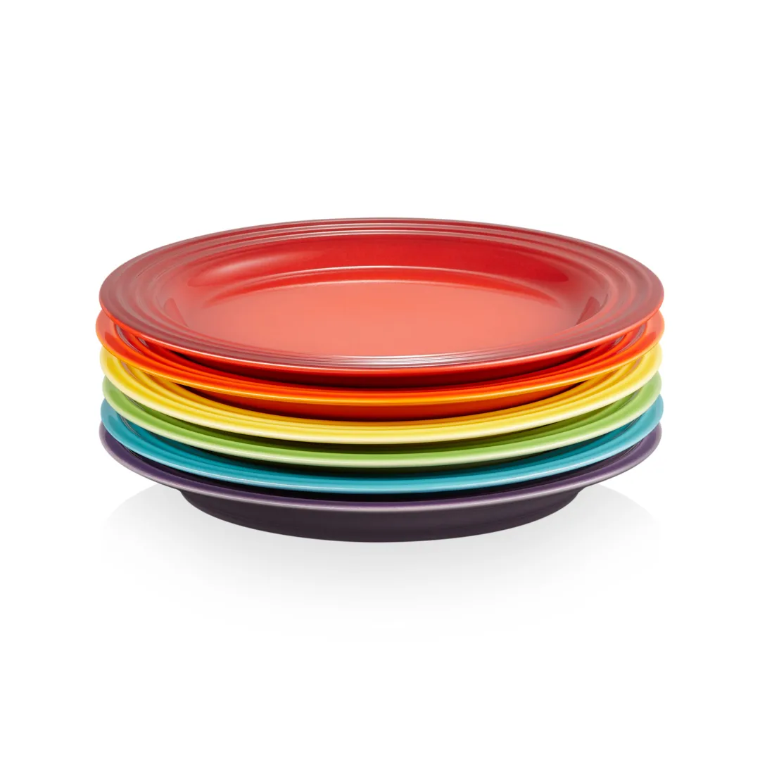 Le Creuset Signature talerz 22 cm, 6-pak, Rainbow Le Creuset