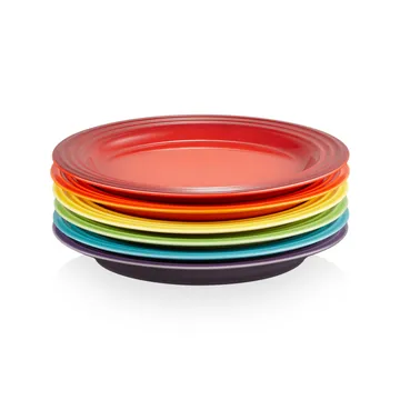 Le Creuset Signature talerz 22 cm, 6-pak - Rainbow - Le Creuset