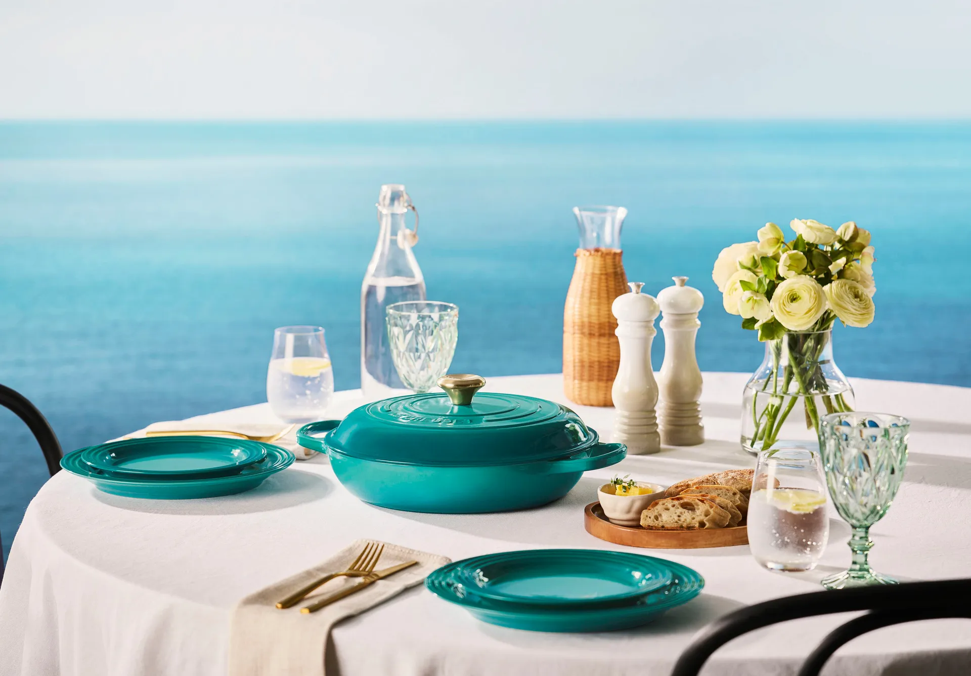 Le Creuset Signature talerz 22 cm, Bleu Riviera Le Creuset