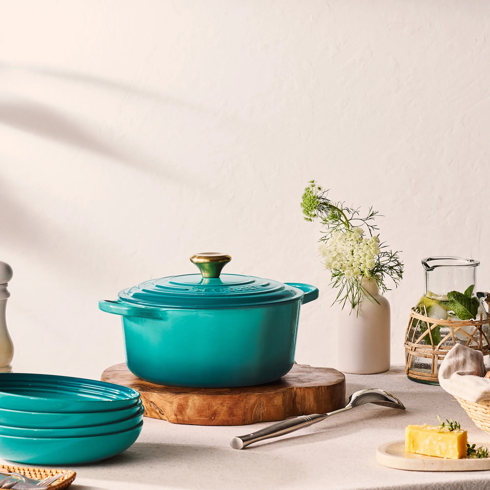 Le Creuset Signature talerz 22 cm, Bleu Riviera Le Creuset