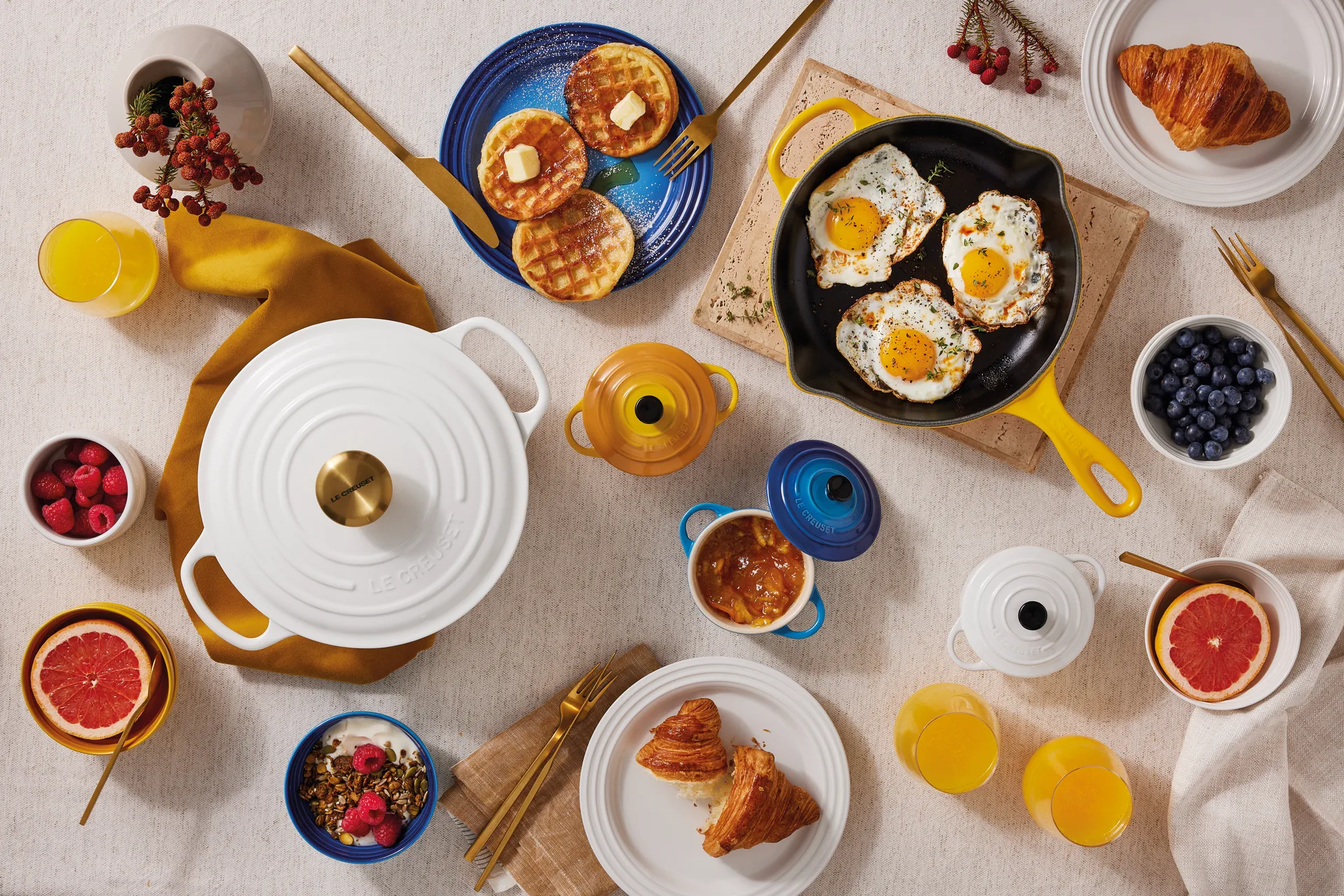 Le Creuset Signature talerz 22 cm, White Le Creuset