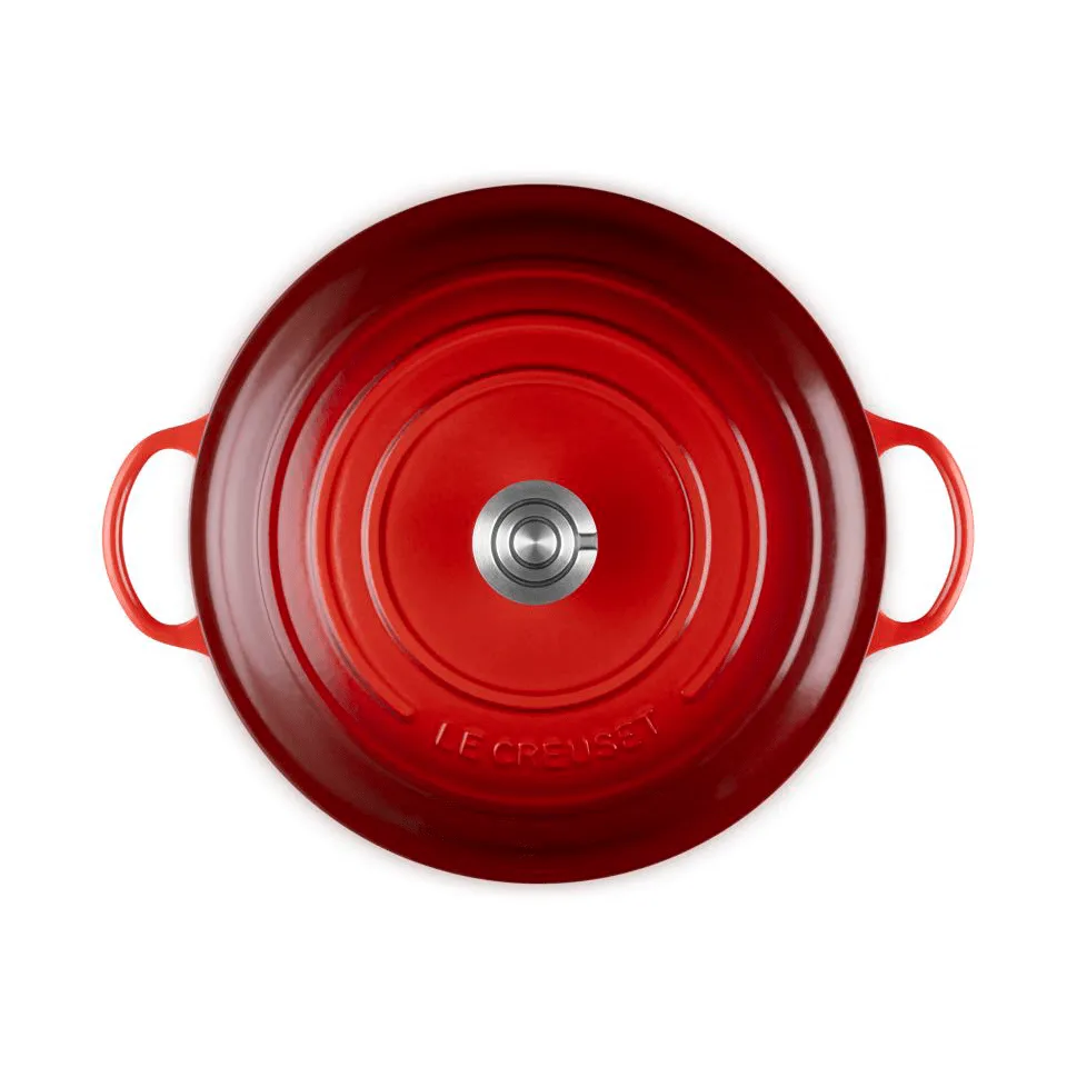 Le Creuset Signature żeliwny garnek brytfanna, Cererowa, 7 L Le Creuset