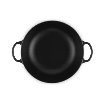 Le Creuset Signature żeliwny garnek brytfanna - Matte Black, 7 L - Le Creuset