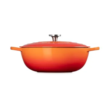 Le Creuset Signature żeliwny garnek brytfanna - Volcanic, 7 L - Le Creuset