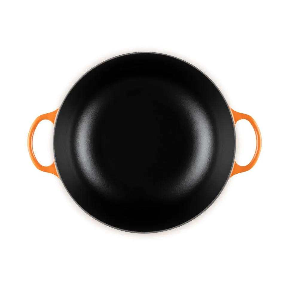 Le Creuset Signature żeliwny garnek brytfanna, Volcanic, 7 L Le Creuset