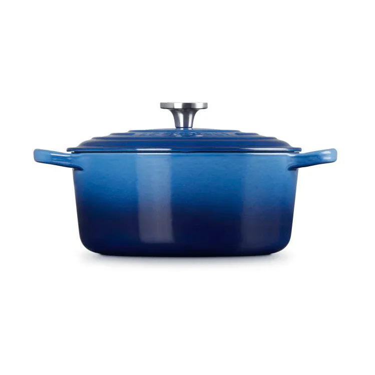 Le Creuset Signature żeliwny garnek okrągły, Azure, 3,3 L Le Creuset