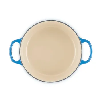 Le Creuset Signature żeliwny garnek okrągły - Azure, 3,3 L - Le Creuset