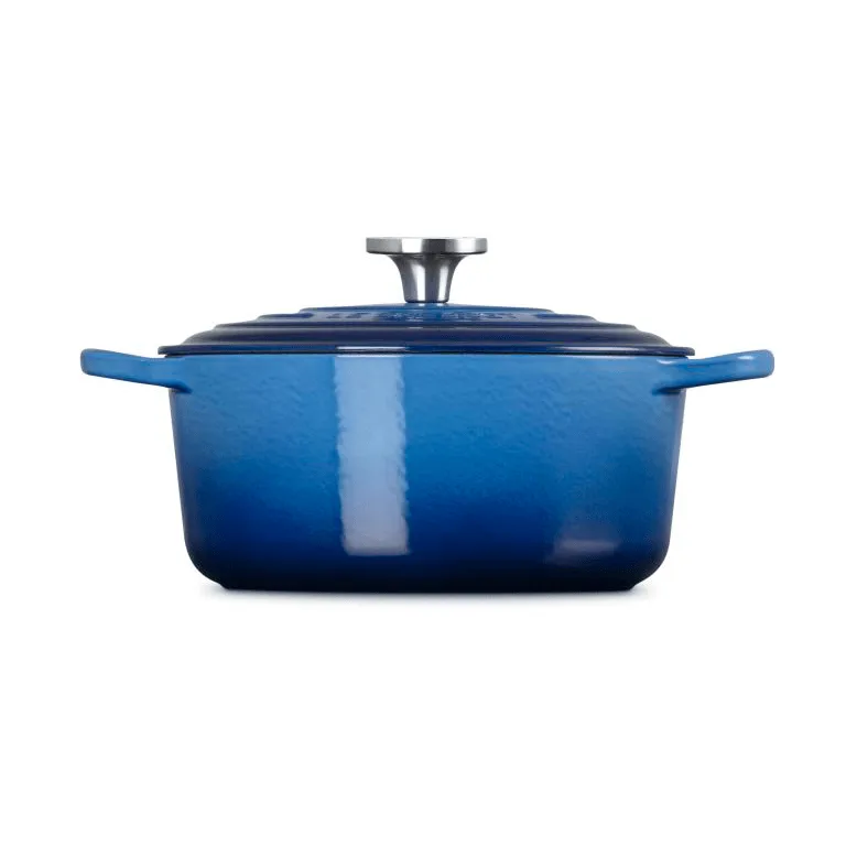 Le Creuset Signature żeliwny garnek okrągły, Azure, 4,2 L Le Creuset