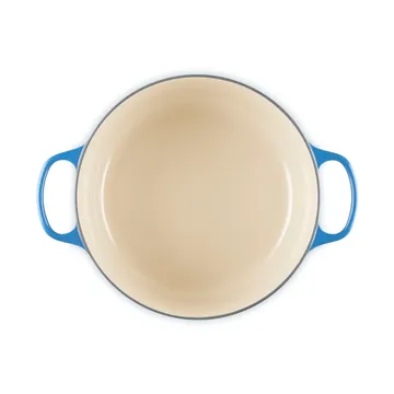 Le Creuset Signature żeliwny garnek okrągły - Azure, 6,7 L - Le Creuset
