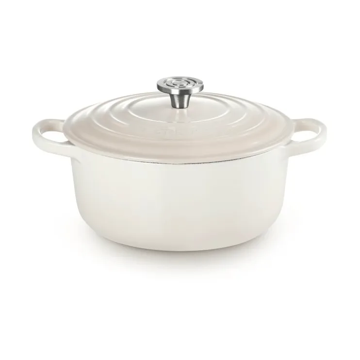 Le Creuset Signature żeliwny garnek okrągły, Beza, 3,3 L Le Creuset