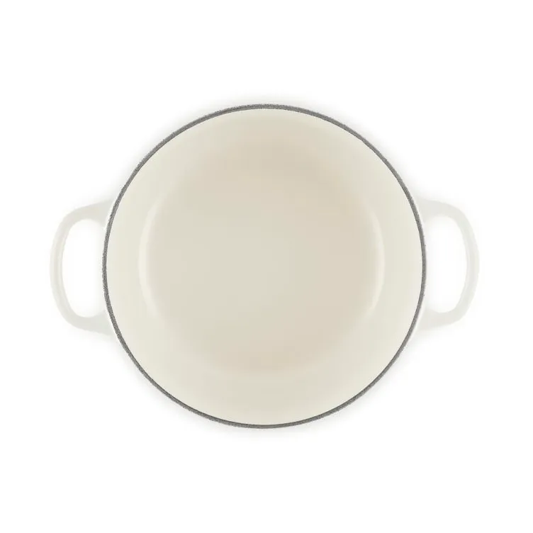 Le Creuset Signature żeliwny garnek okrągły, Beza, 3,3 L Le Creuset