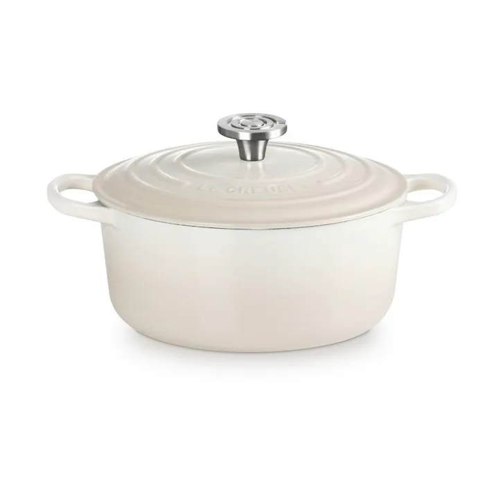 Le Creuset Signature żeliwny garnek okrągły - Beza, 4,2 L - Le Creuset