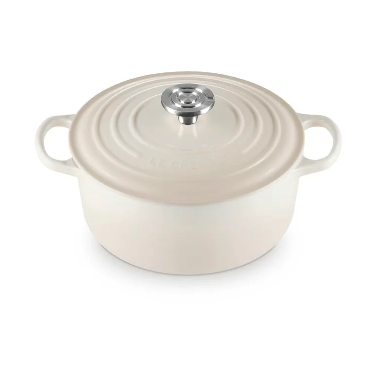 Le Creuset Signature żeliwny garnek okrągły, Beza, 4,2 L Le Creuset