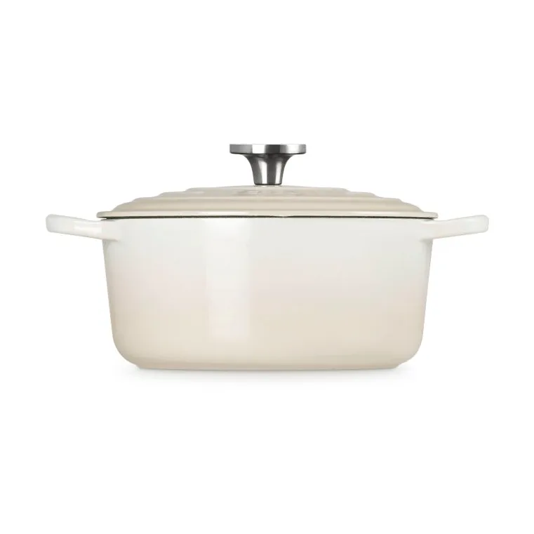 Le Creuset Signature żeliwny garnek okrągły, Beza, 4,2 L Le Creuset