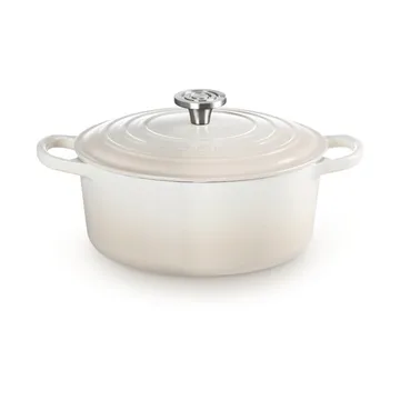 Le Creuset Signature żeliwny garnek okrągły - Beza, 5,3 L - Le Creuset
