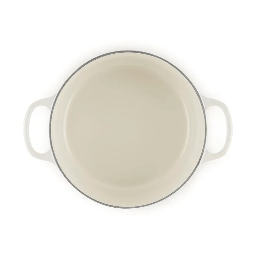 Le Creuset Signature żeliwny garnek okrągły, Beza, 5,3 L Le Creuset