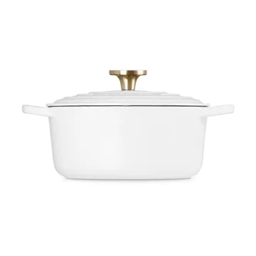 Le Creuset Signature żeliwny garnek okrągły - Biały, 4,2 L - Le Creuset