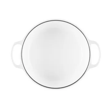 Le Creuset Signature żeliwny garnek okrągły - Biały, 4,2 L - Le Creuset