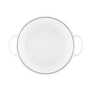 Le Creuset Signature żeliwny garnek okrągły - Biały, 6,7 L - Le Creuset