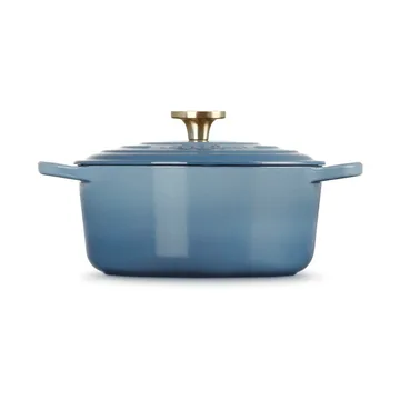 Le Creuset Signature żeliwny garnek okrągły - Chambray, 4,2 L - Le Creuset