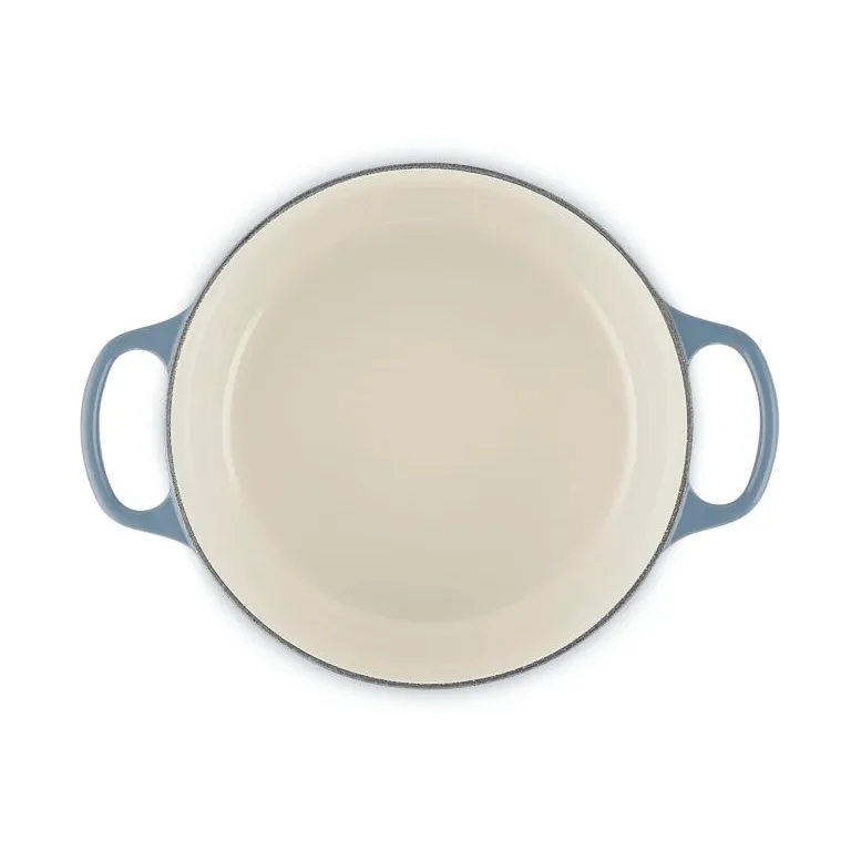 Le Creuset Signature żeliwny garnek okrągły, Chambray, 4,2 L Le Creuset