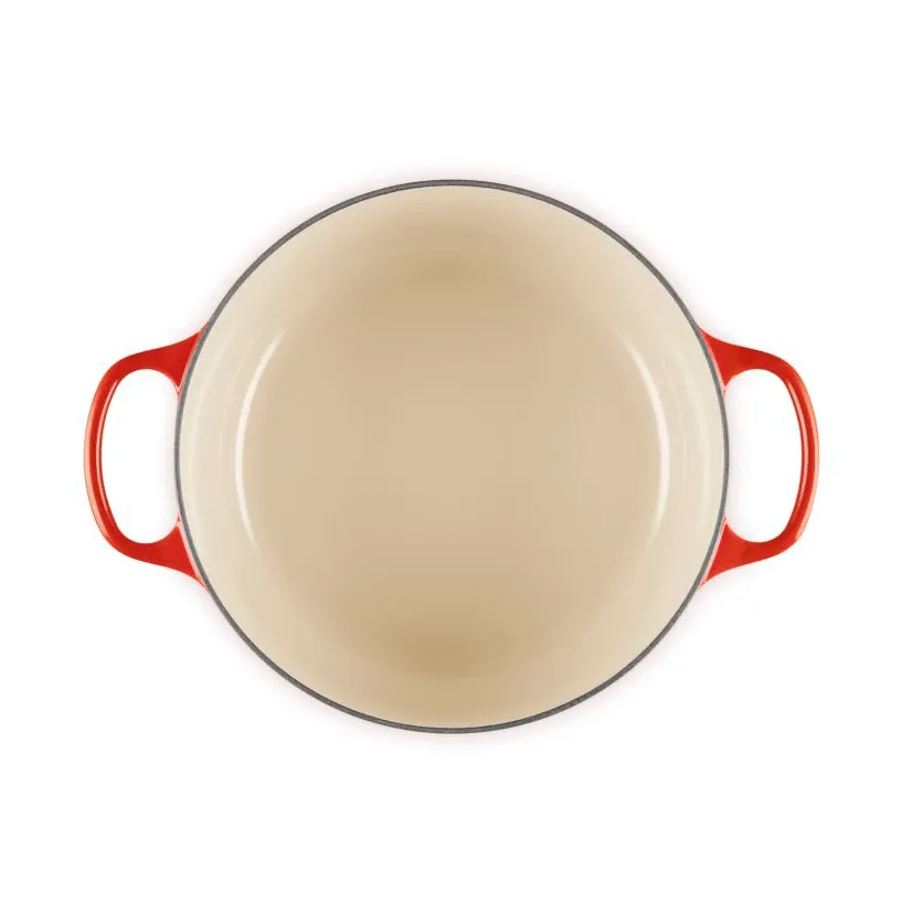 Le Creuset Signature żeliwny garnek okrągły, Ciemnoróżowy, 5,3 L Le Creuset