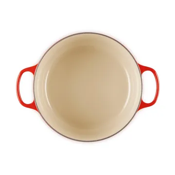 Le Creuset Signature żeliwny garnek okrągły - Ciemnoróżowy, 6,7 L - Le Creuset