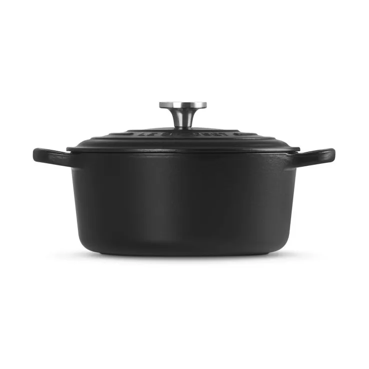 Le Creuset Signature żeliwny garnek okrągły, Czarny, 3,3 L Le Creuset