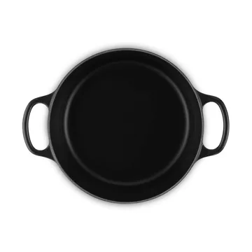 Le Creuset Signature żeliwny garnek okrągły - Czarny, 3,3 L - Le Creuset