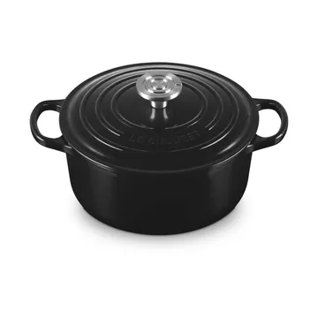 Le Creuset Signature żeliwny garnek okrągły - Czarny, 4,2 L - Le Creuset