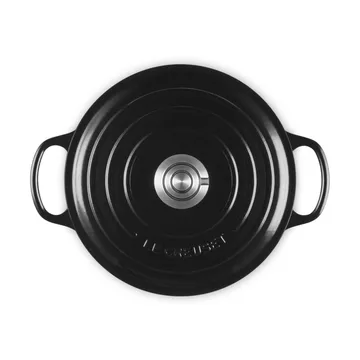Le Creuset Signature żeliwny garnek okrągły - Czarny, 4,2 L - Le Creuset