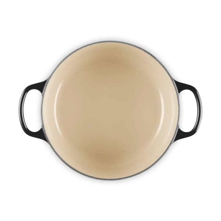 Le Creuset Signature żeliwny garnek okrągły, Czarny, 4,2 L Le Creuset