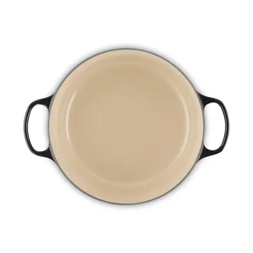 Le Creuset Signature żeliwny garnek okrągły - Czarny, 6,7 L - Le Creuset