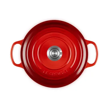 Le Creuset Signature żeliwny garnek okrągły - Czeresnia, 4,2 L - Le Creuset