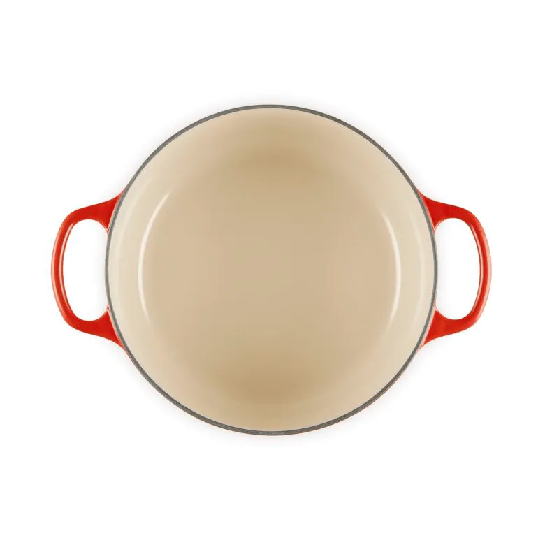 Le Creuset Signature żeliwny garnek okrągły, Czeresnia, 4,2 L Le Creuset